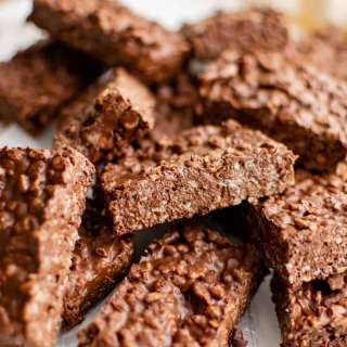 No Bake Homemade Crunch Bars Recipe