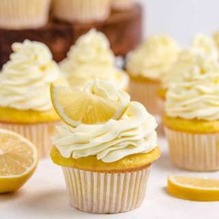 Lemon Cupcakes with Lemon Frosting
