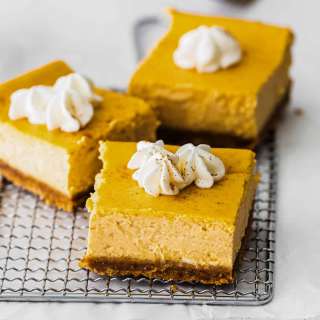 Pumpkin Cheesecake Bars Recipe