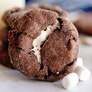 Marshmallow Stuffed Chocolate Cookies Recipe