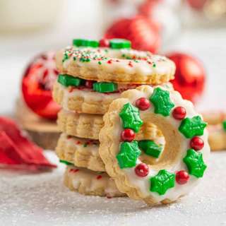 Christmas Wreath Cookies Recipe