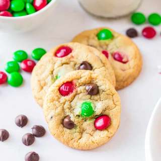 M&M Christmas Cookies Recipe