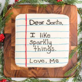Letter to Santa Cake Recipe