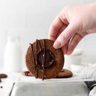 Chocolate Thumbprint Cookies Recipe