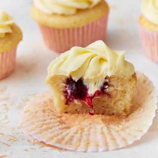 Berry Filled Cupcakes