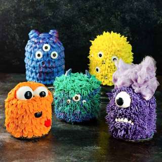 Mini Monster Cakes - Halloween Cakes
