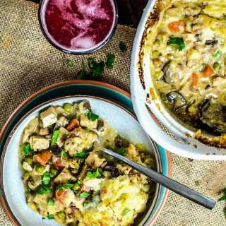 Creamy Turkey Shepherd's Pie with Bacon