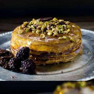 Cannoli Cream Vegan Crepe Cake