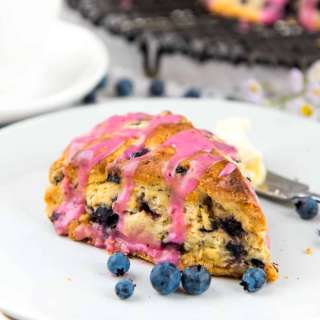 Lavender Blueberry Scones