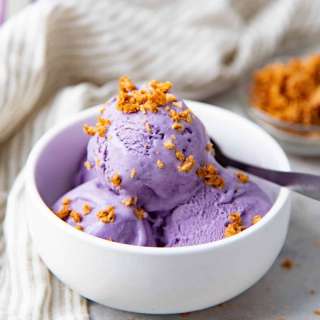 Ube Ice Cream (Purple Yam Ice Cream)
