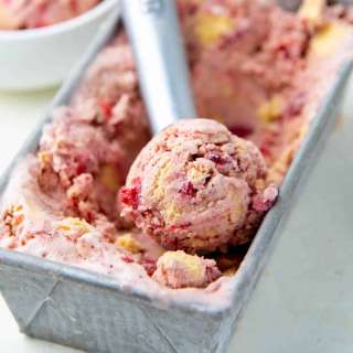 Roasted Strawberry Shortcake Ice Cream