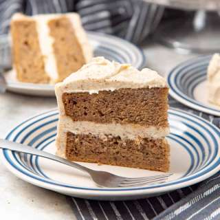 Banana Cake with Brown Butter Cream Cheese Frosting