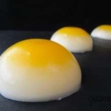 Coconut Lychee Orange Jelly with Cardamom
