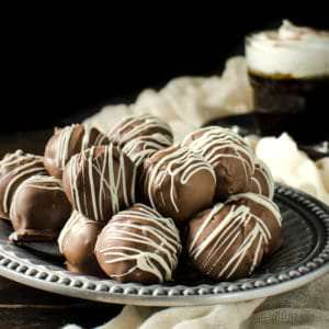Intense Dark Chocolate Rum Balls {Rum Truffles}