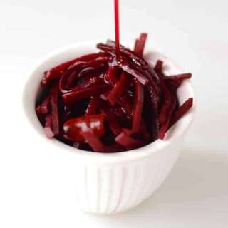 Spiced Crunchy Balsamic Pickled Beets