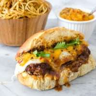 Curry Chicken Meatball Sandwich