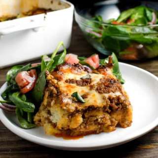 Polenta Lasagna Bolognese