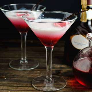 Vanilla Rose and White Chocolate Cocktail