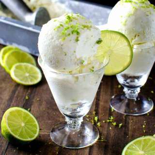 Salted Lime Sherbet (Margarita Ice Cream)