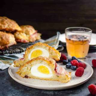 Egg Stuffed Breakfast Biscuits (Breakfast Scones)