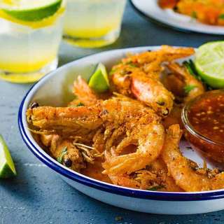 Szechuan Salt and Pepper Shrimp (Prawns)