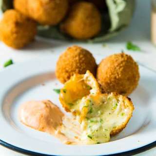 Crispy Cheese Jalapeno Bacon Bites (Fried Cheese Balls)
