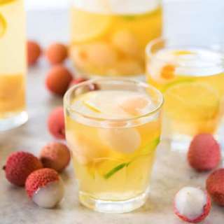 Ginger Lychee Sangria Blanca