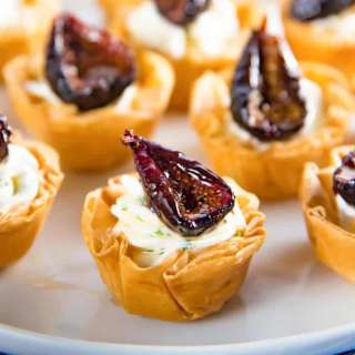 Roasted Fig Tartlet Appetizers