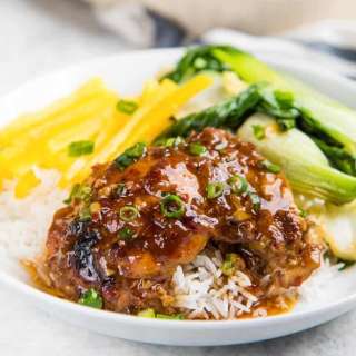 Instant Pot Honey Soy Chicken thighs