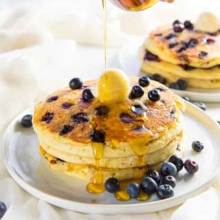 Fluffiest Blueberry Pancakes