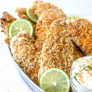 Taco Spiced Crispy Baked Chicken Tenders