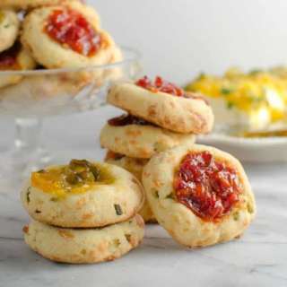 Savory Thumbprint Cookies (with Bourbon Tomato Jam)