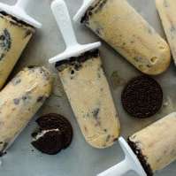 Brown Butter Butterscotch Oreo Popsicles