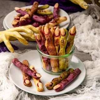 Creepy Witch Finger Cookies