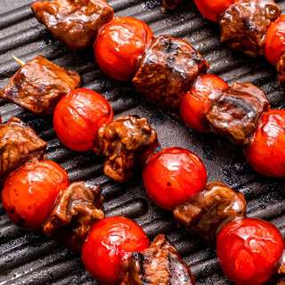 Balsamic Steak Kabobs