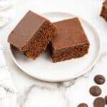 Buttermilk Brownies with Chocolate Frosting