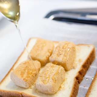 Injeolmi Toast - Korean Honey Rice Cake Toast Sandwich