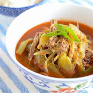 Yukgaejang - Korean spicy beef soup