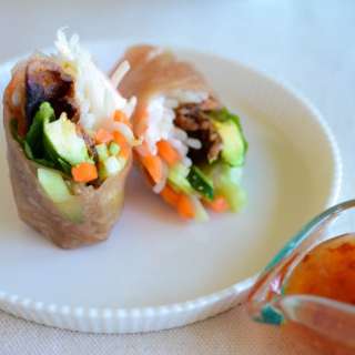 Pork Bulgogi Spring Rolls