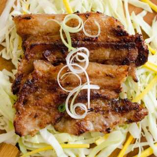 Pan Grilled Miso Pork Belly