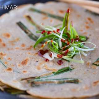 Buckwheat Pancakes (Korean Memil Jeon) - Vegan