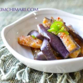 Steamed Eggplant Side Dish (Gaji Namul)
