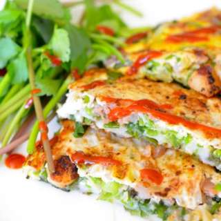 Haemul Pajeon - Korean Seafood Scallion Pancake