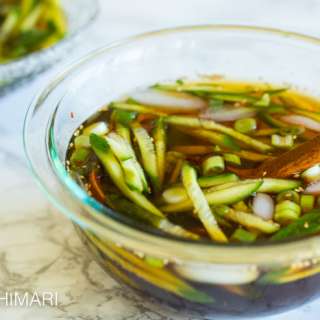 Korean Cold Cucumber Soup (Oi NaengGuk)