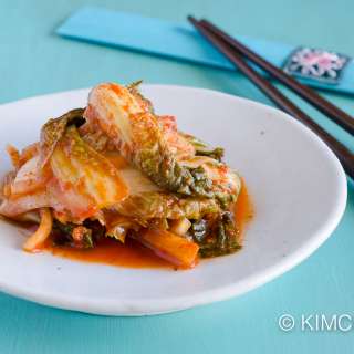 Vegan Cabbage Kimchi with Apples and Ginger