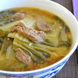 Cabbage Soybean Paste Soup (Baechu Doenjang Guk)