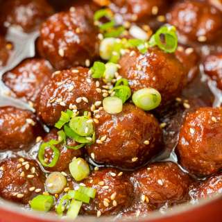 Gochujang Meatballs Appetizer - Instant Pot & Stove Top