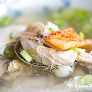 Instant Pot Korean Chicken Soup (Baeksuk)