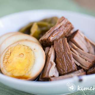 Pressure Cooker Jangjorim (Soy Braised Beef with Egg)