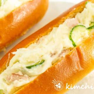 Korean Potato Salad Sandwich (Salada Ppang 사라다빵)